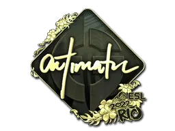 Sticker | autimatic (Gold) | Rio 2022