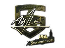 Sticker | Ax1Le (Gold) | Stockholm 2021