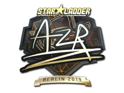 Sticker | AZR (Gold) | Berlin 2019