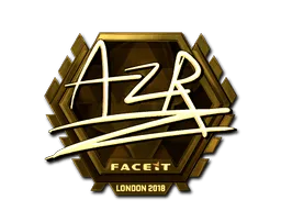 Sticker | AZR (Gold) | London 2018