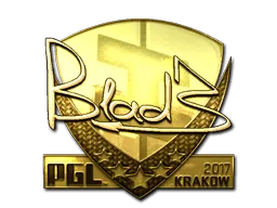 Sticker | B1ad3 (Gold) | Krakow 2017