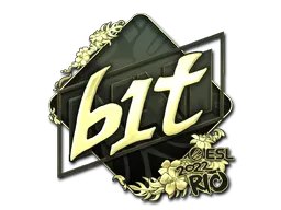 Sticker | b1t (Gold) | Rio 2022