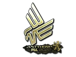 Sticker | Bad News Eagles (Gold) | Antwerp 2022