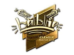 Sticker | balblna (Gold) | Boston 2018