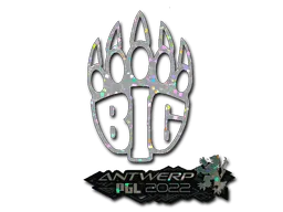 Sticker | BIG (Glitter) | Antwerp 2022