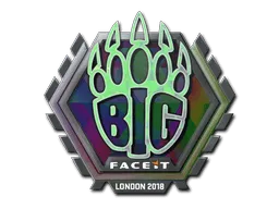 Sticker | BIG (Holo) | London 2018