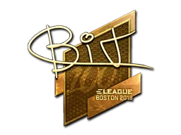 Sticker | BIT (Gold) | Boston 2018