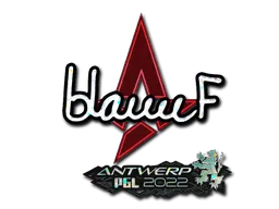 Sticker | blameF (Glitter) | Antwerp 2022
