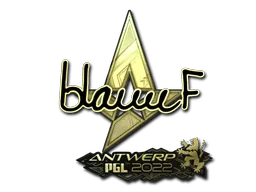 Sticker | blameF (Gold) | Antwerp 2022