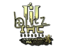 Sticker | bLitz (Gold) | Antwerp 2022