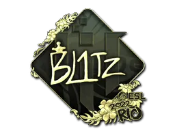 Sticker | bLitz (Gold) | Rio 2022