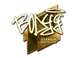 Sticker | bodyy (Gold) | Boston 2018