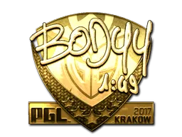 Sticker | bodyy (Gold) | Krakow 2017