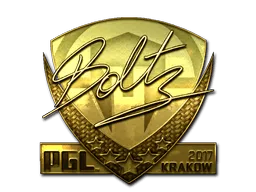 Sticker | boltz (Gold) | Krakow 2017