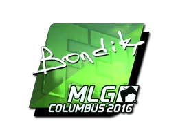 Sticker | bondik (Foil) | MLG Columbus 2016