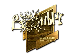 Sticker | Boombl4 (Gold) | Boston 2018