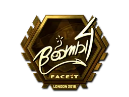 Sticker | Boombl4 (Gold) | London 2018