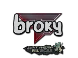 Sticker | broky | Antwerp 2022
