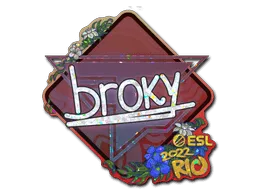 Sticker | broky (Glitter) | Rio 2022