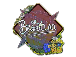 Sticker | Brollan (Glitter) | Rio 2022