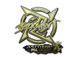 Sticker | Brollan (Gold) | Antwerp 2022