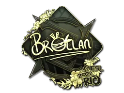 Sticker | Brollan (Gold) | Rio 2022