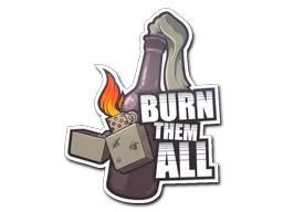 Sticker | Burn Them All