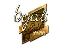 Sticker | byali (Gold) | Boston 2018