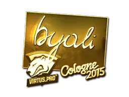 Sticker | byali (Gold) | Cologne 2015