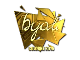 Sticker | byali (Gold) | Cologne 2016