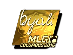 Sticker | byali (Gold) | MLG Columbus 2016