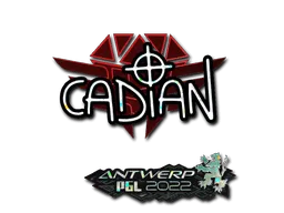 Sticker | cadiaN (Glitter) | Antwerp 2022