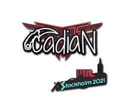 Sticker | cadiaN | Stockholm 2021