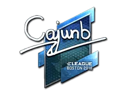 Sticker | cajunb (Foil) | Boston 2018