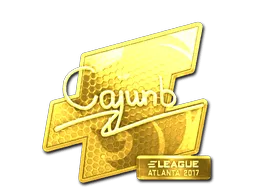Sticker | cajunb (Gold) | Atlanta 2017