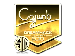 Sticker | cajunb (Gold) | Cluj-Napoca 2015