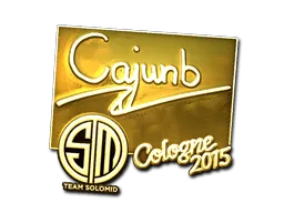 Sticker | cajunb (Gold) | Cologne 2015