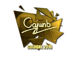 Sticker | cajunb (Gold) | Cologne 2016