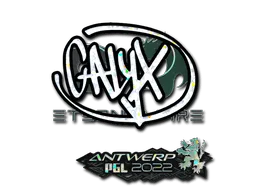 Sticker | Calyx (Glitter) | Antwerp 2022