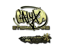 Sticker | Calyx (Gold) | Antwerp 2022