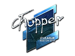 Sticker | chopper (Foil) | Boston 2018