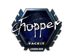 Sticker | chopper (Foil) | London 2018