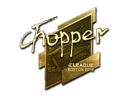 Sticker | chopper (Gold) | Boston 2018