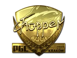 Sticker | chopper (Gold) | Krakow 2017