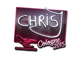 Sticker | chrisJ (Foil) | Cologne 2015