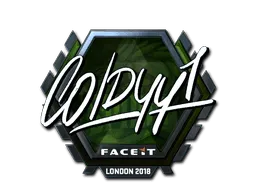 Sticker | COLDYY1 (Foil) | London 2018