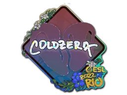 Sticker | coldzera (Glitter) | Rio 2022