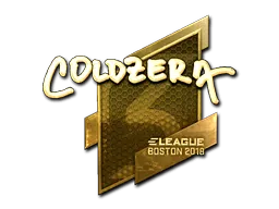 Sticker | coldzera (Gold) | Boston 2018