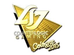 Sticker | Counter Logic Gaming (Gold) | Cologne 2015