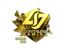 Sticker | Counter Logic Gaming (Gold) | Cologne 2016